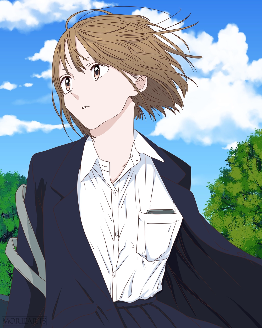 ảnh chinatsu đi học