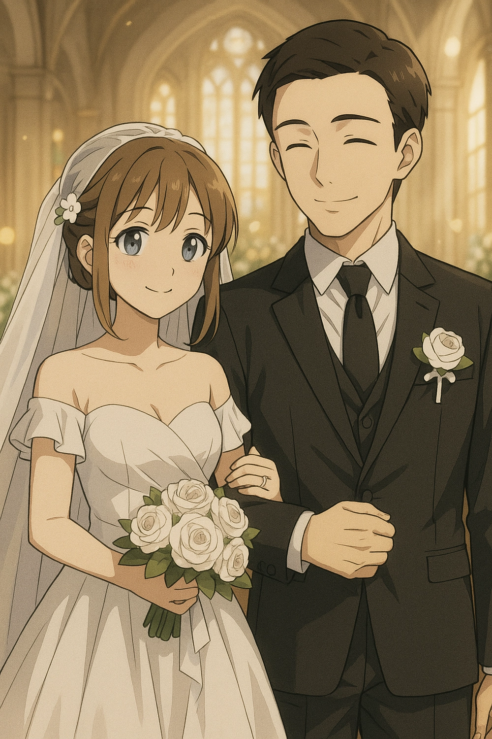 ảnh chú rể anime ngầu và sang trọng