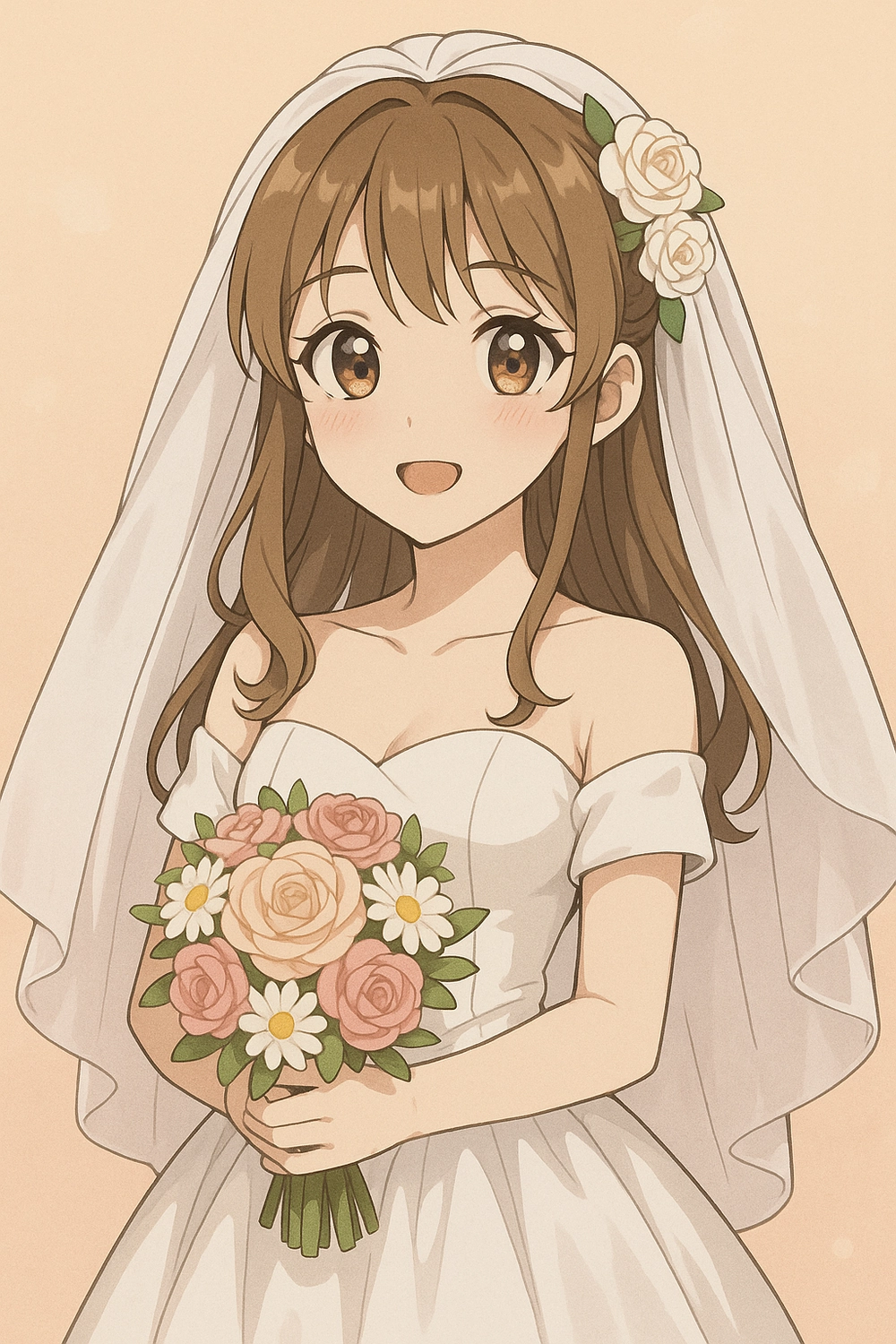 anime cô dâu phong cách hiện đại