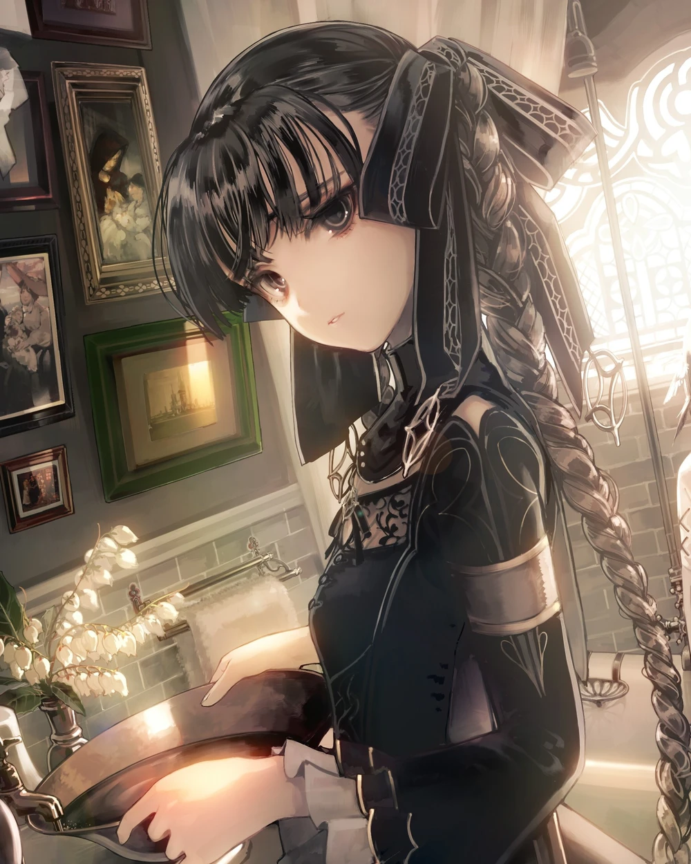 ảnh anime dark mang phong cách buồn bã 