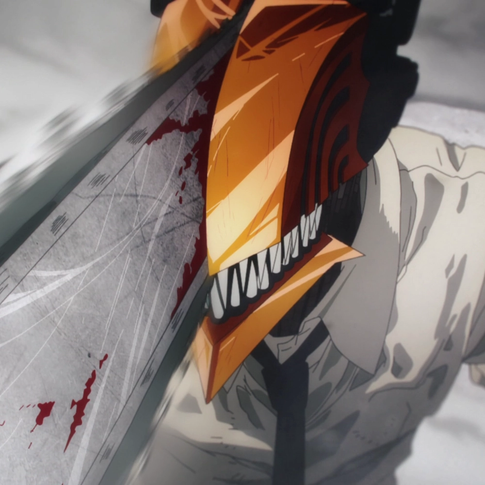 ảnh chainsaw man denji trong trạng thái biến hình 
