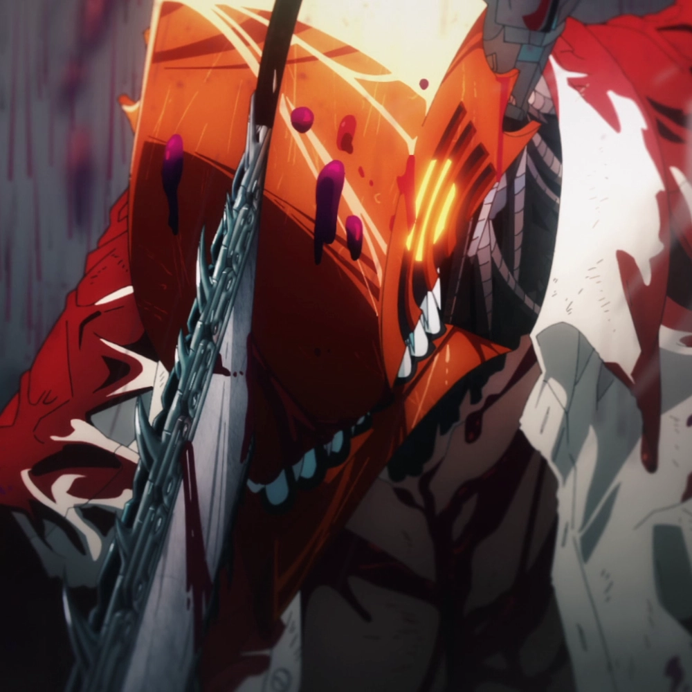 ảnh chainsaw man denji khi biến hình 