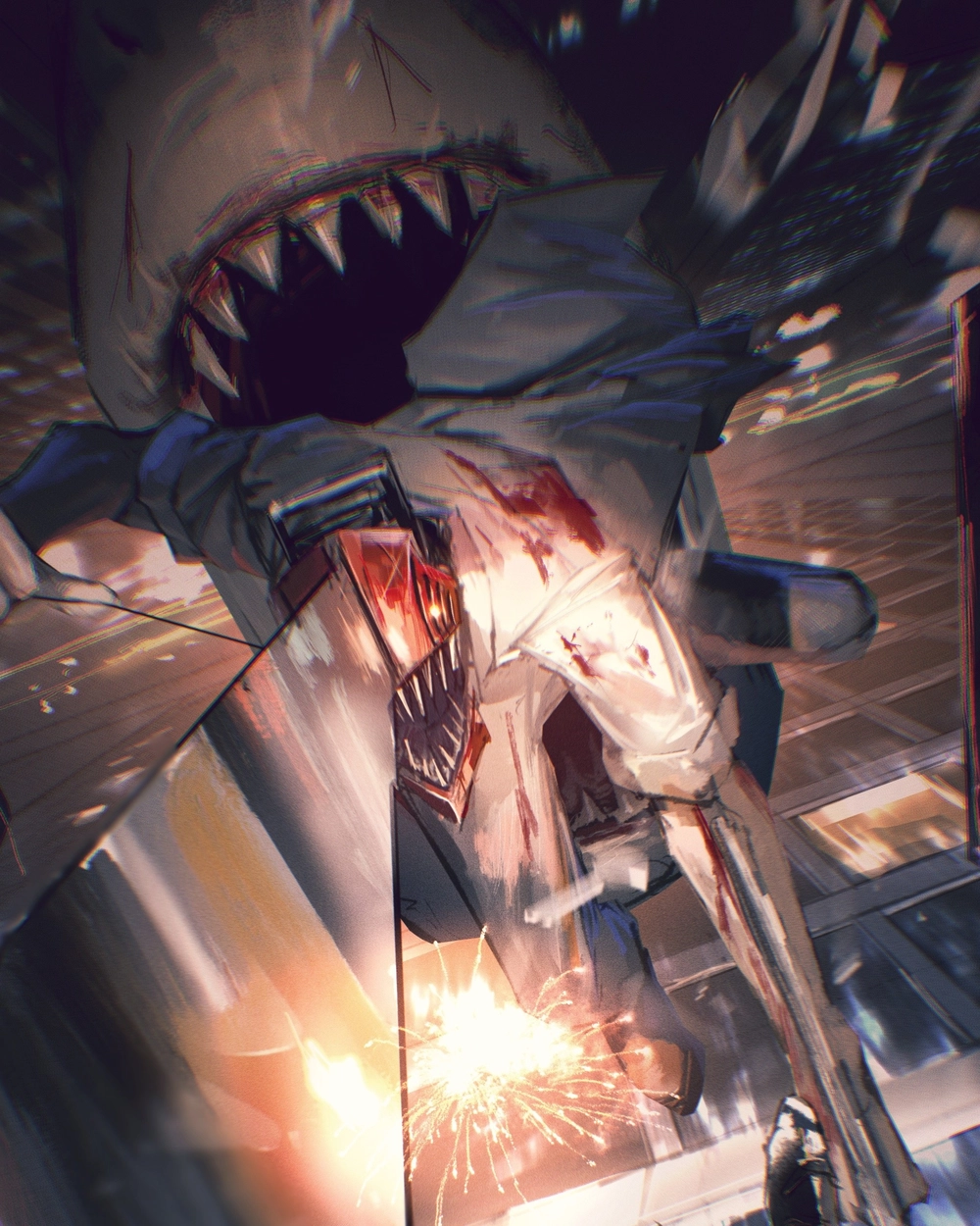 denji x yoru tương tác đầy kịch tính 