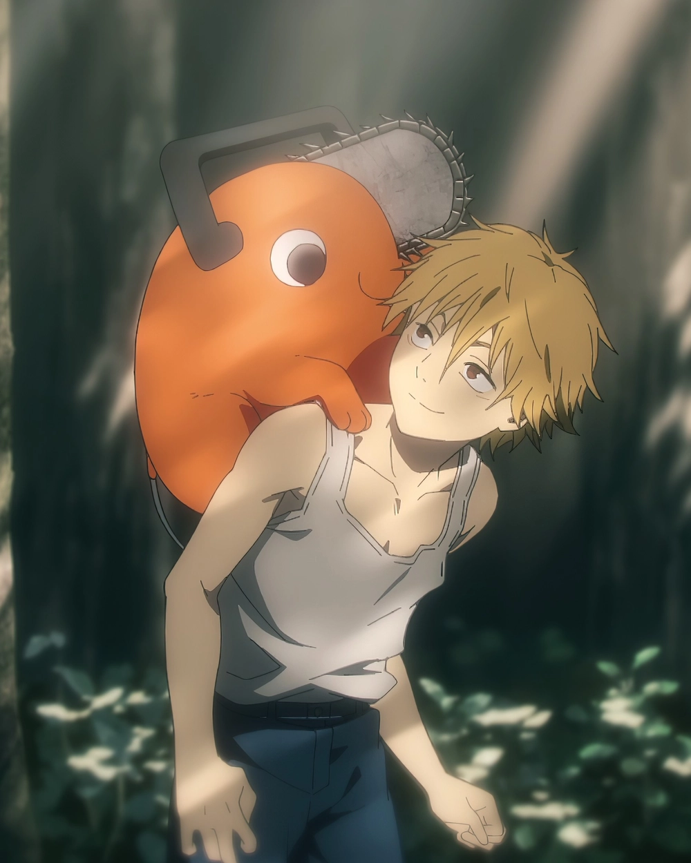 hình ảnh thể hiện sự đơn độc của denji 