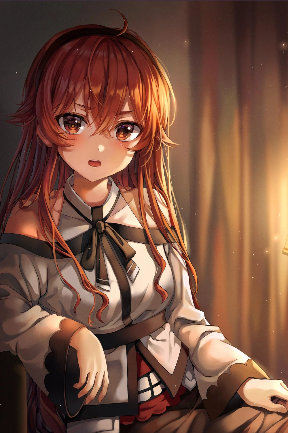 hình ảnh nhân vật nữ tóc đỏ 