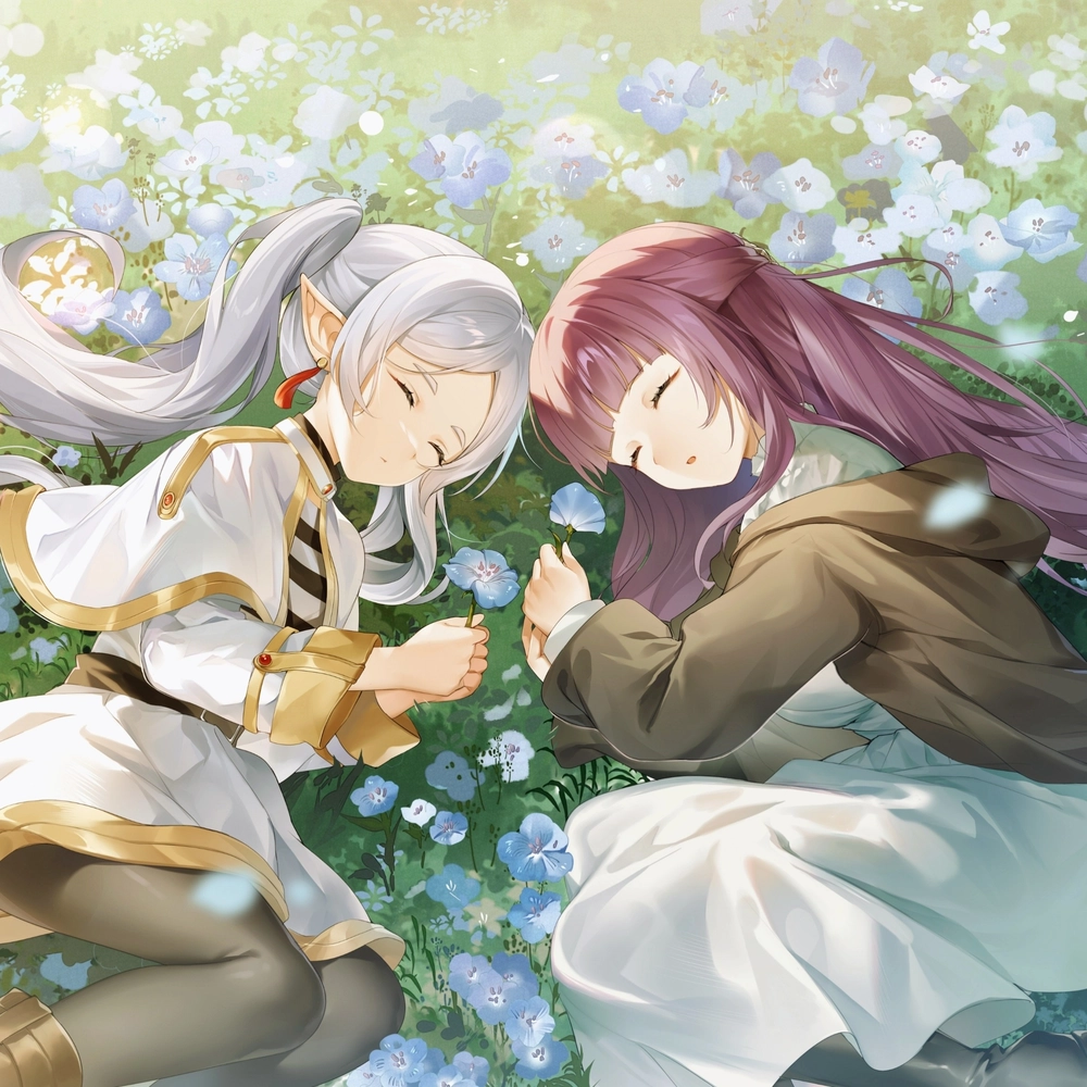 hình fern vs frieren phép thuật