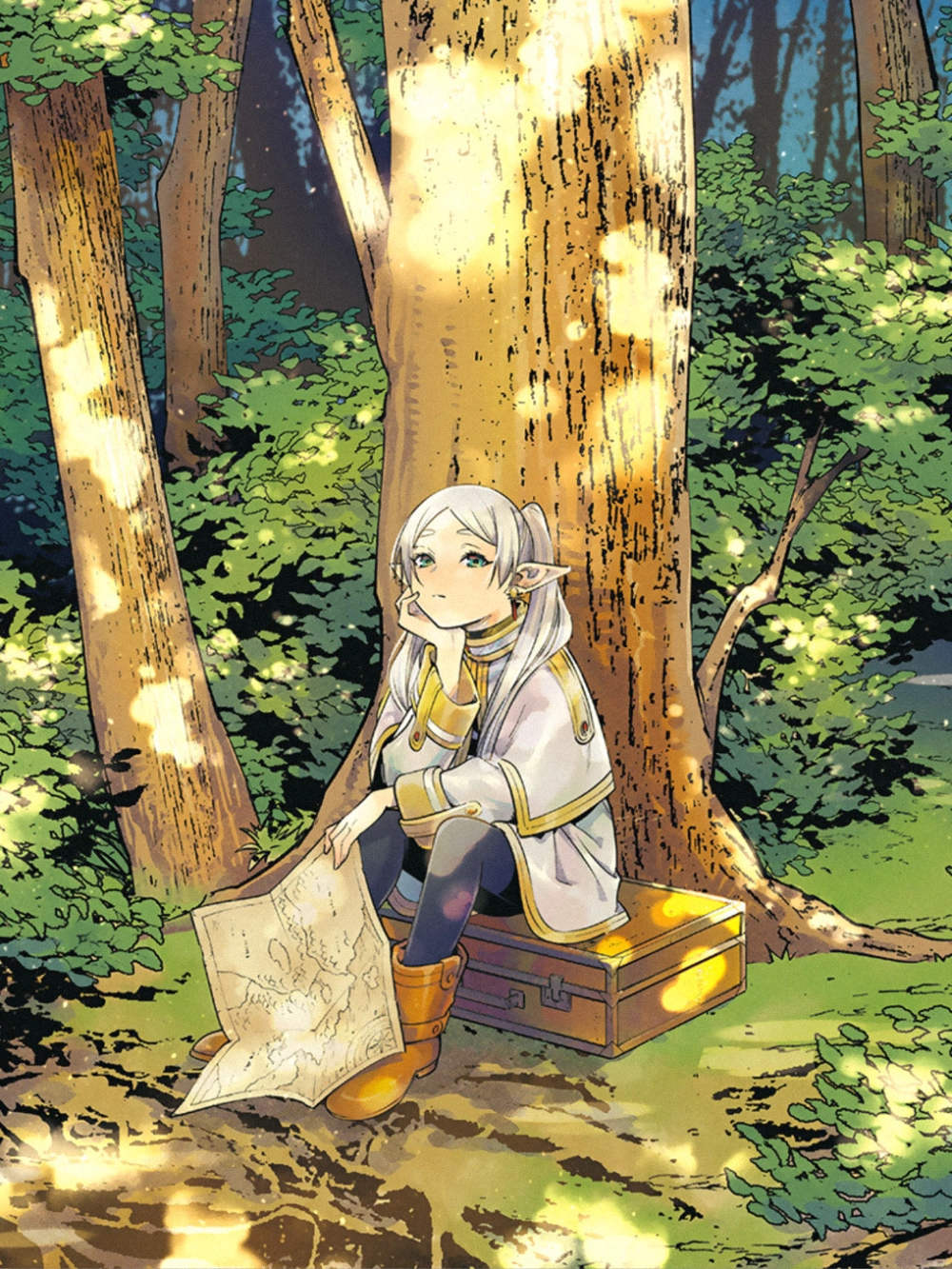 ảnh frieren trong anime sousou no frieren