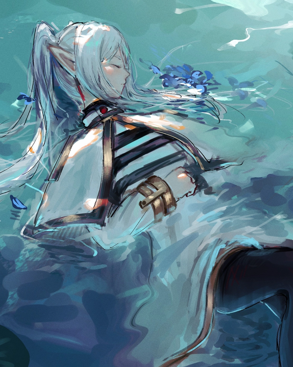 ảnh frieren và những khoảnh khắc yên bình