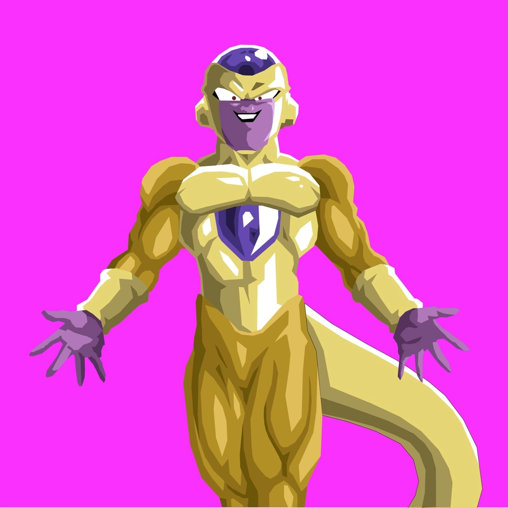 hình ảnh frieza phiên bản golden 