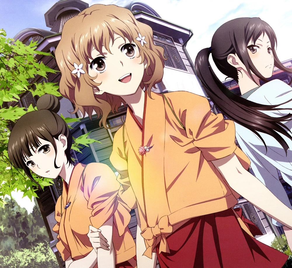 ảnh anime gái xinh cười rạng rỡ 