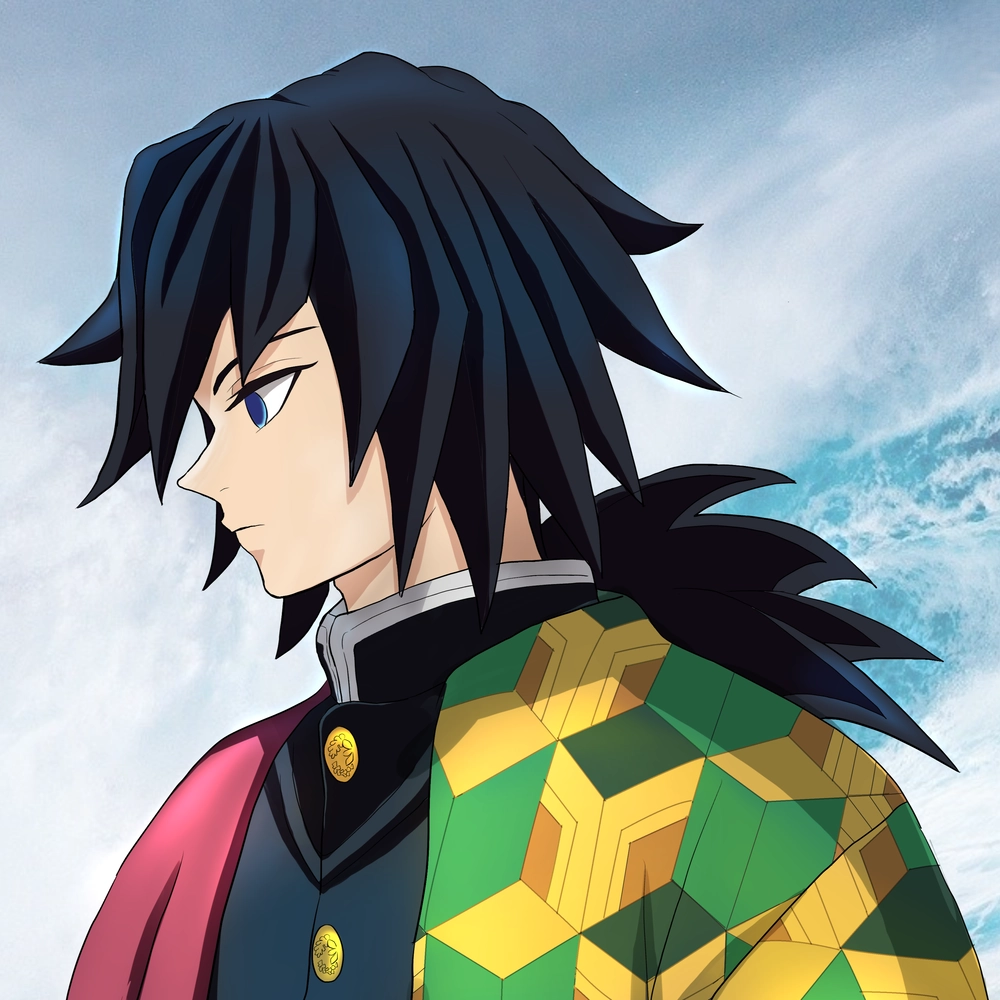 ảnh anime giyuu góc nghiêng đẹp 