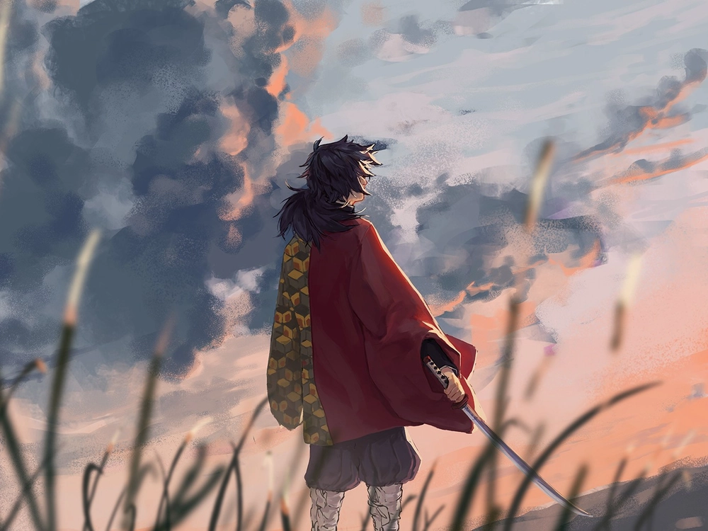 ảnh giyuu ngầu phong cách manga 