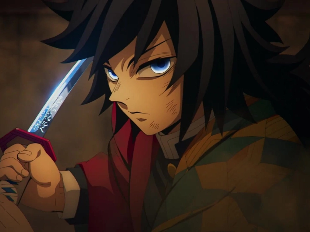 ảnh tomioka giyuu ánh mắt lạnh 