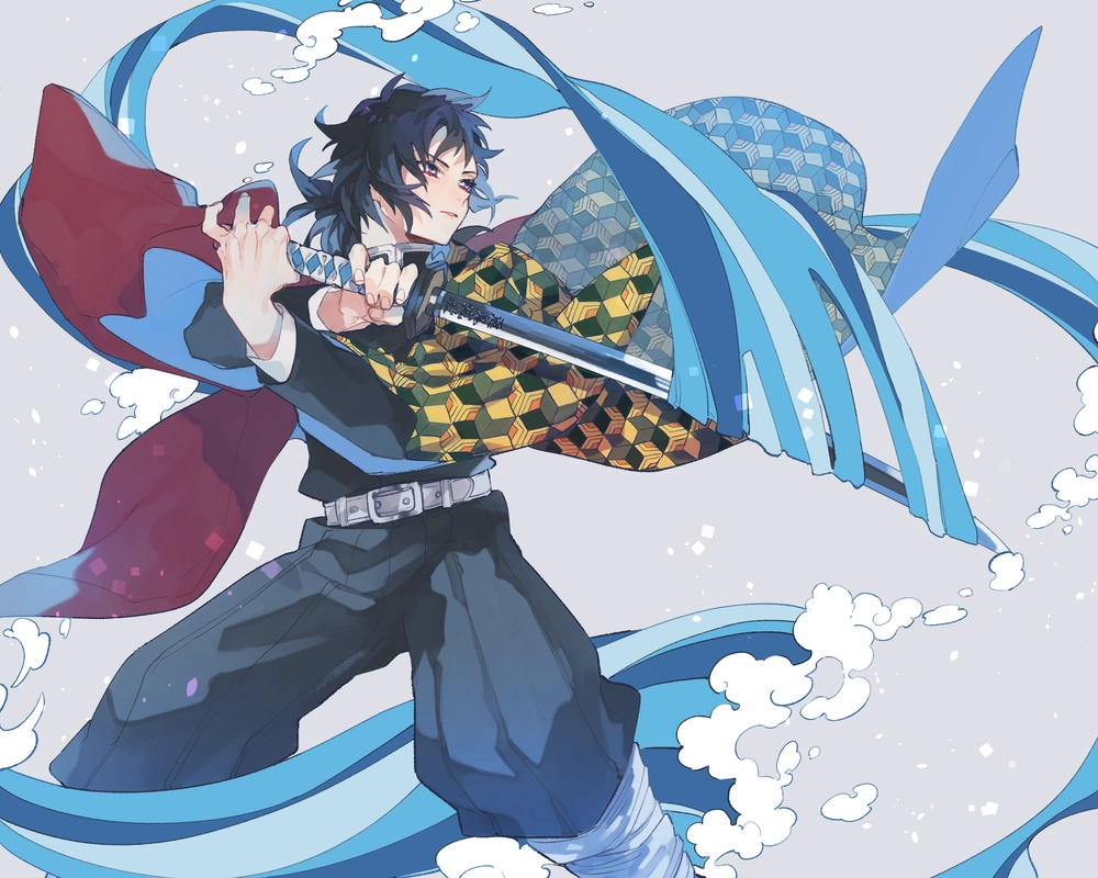 ảnh anime giyuu đậm khí chất 