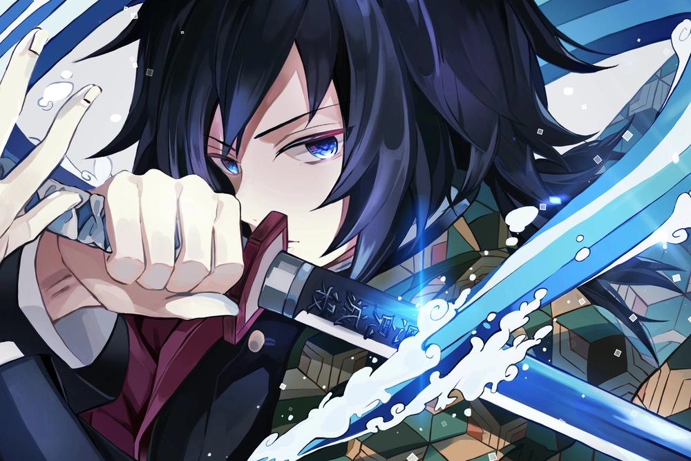 hình ảnh tomioka giyuu lạnh băng 