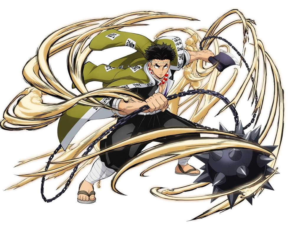 ảnh gyomei đang chiến đấu 