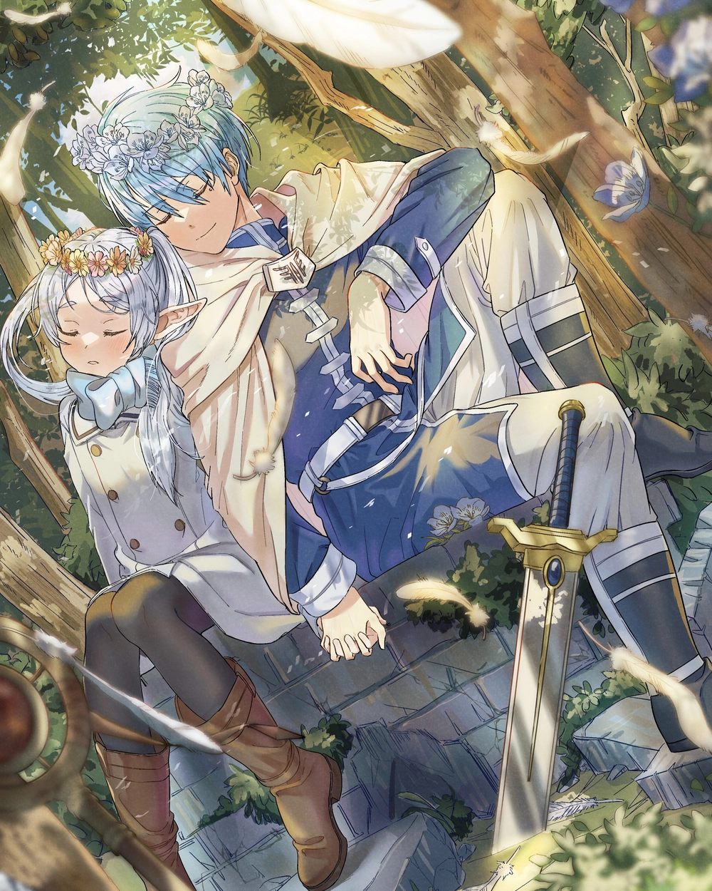 hình ảnh himmel cùng frieren 