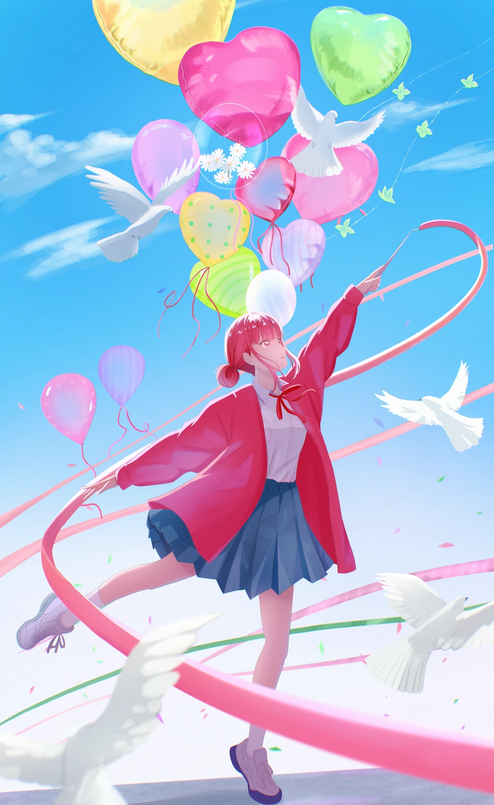 hina chono đang múa blue box