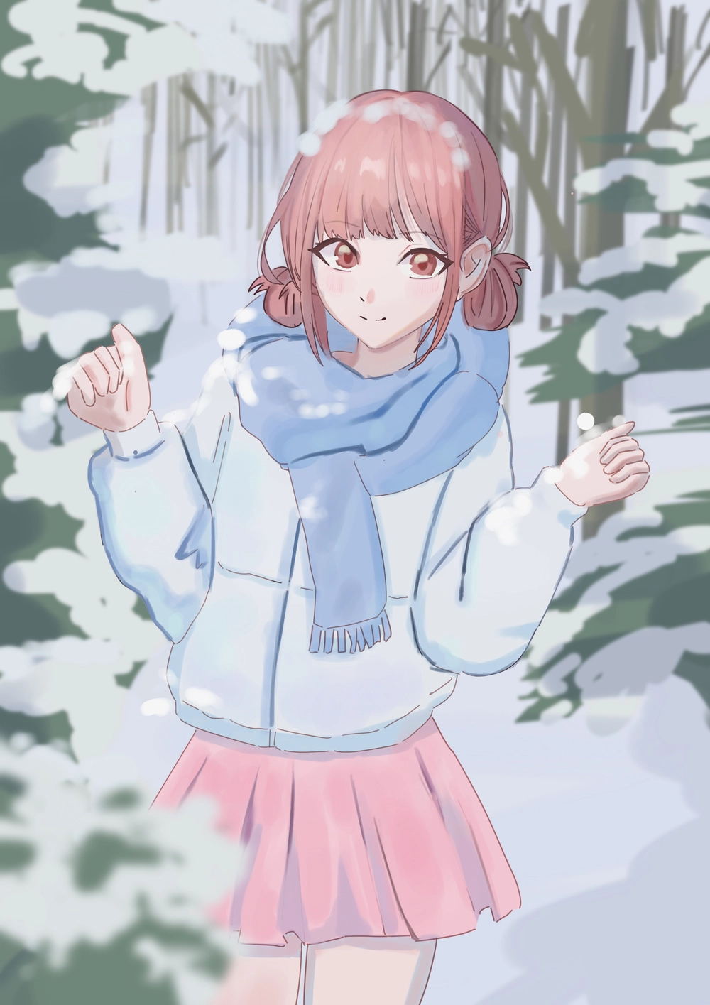 ảnh hina chono anime blue box 