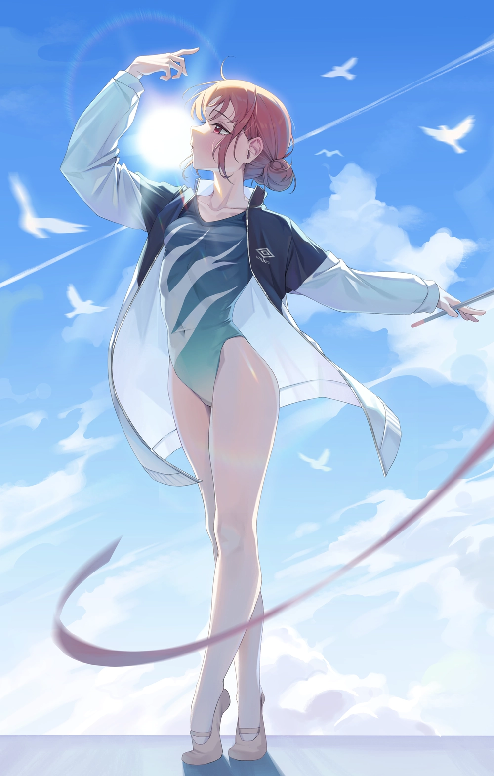 hina chono blue box tạo dáng 