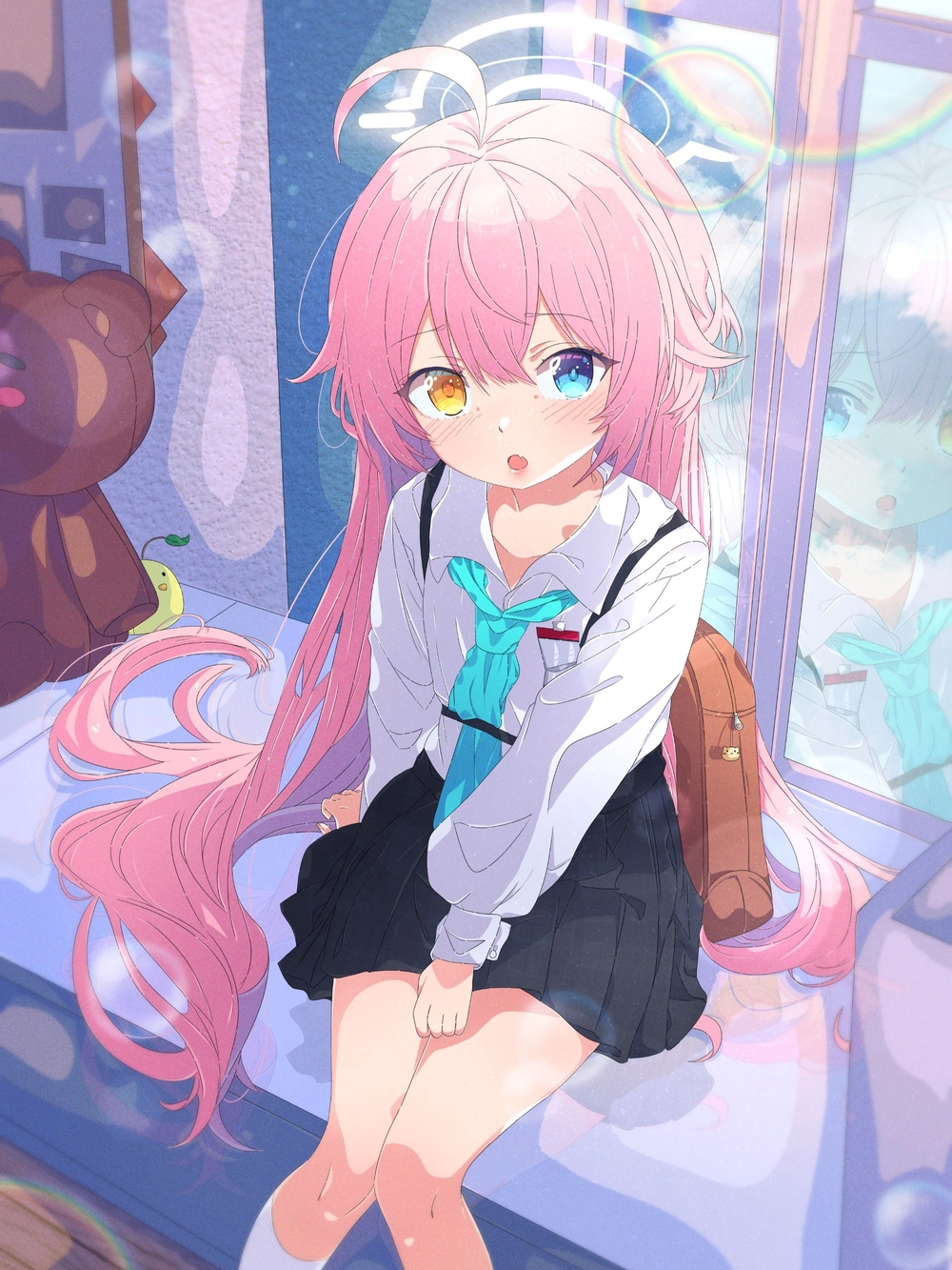 Hoshino chibi đang vui chơi