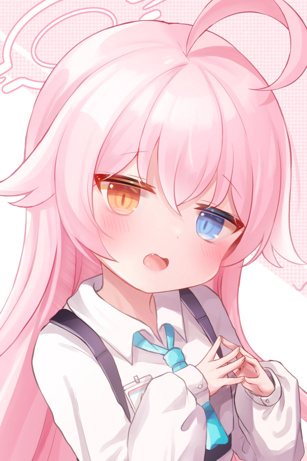 ảnh Hoshino Blue Archive biểu cảm dễ thương