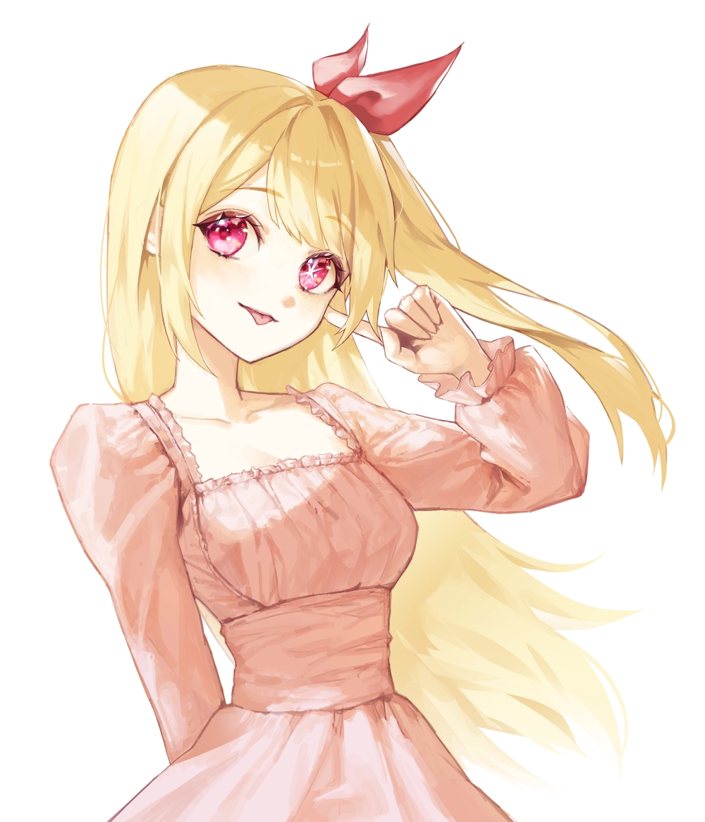 hoshino ruby cute girl với nụ cười nhẹ 