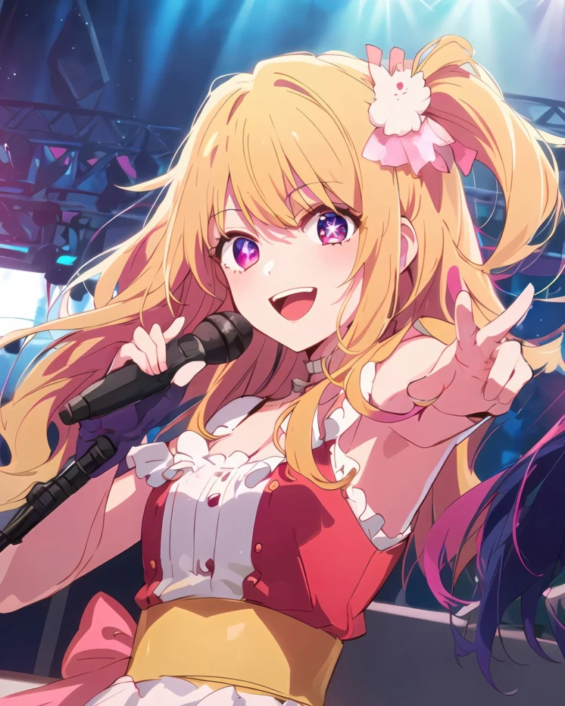 hình hoshino ruby anime style ấn tượng