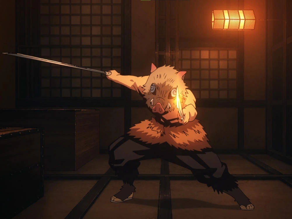 ảnh inosuke ngầu chiến đấu