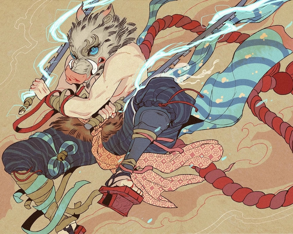 ảnh inosuke khóc dùng làm nền điện thoại