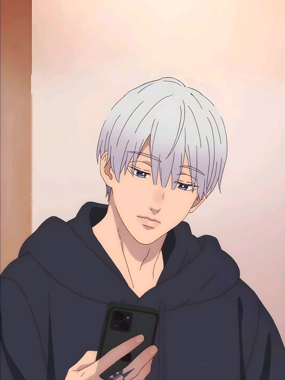 ảnh itsuomi nagi tóc trắng 