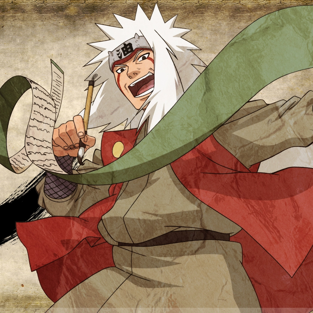 hình ảnh Jiraiya trong cuộc chiến với Pain 