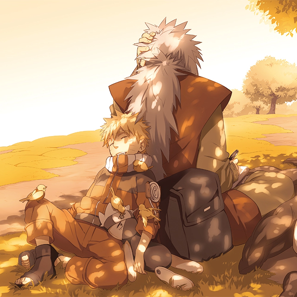 hình Naruto bên Jiraiya đẹp nhất 