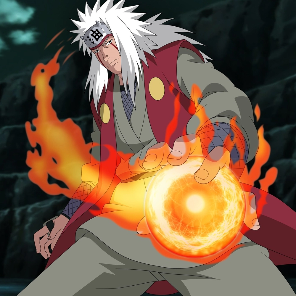 ảnh Jiraiya khi làm gián điệp cho Làng Lá 