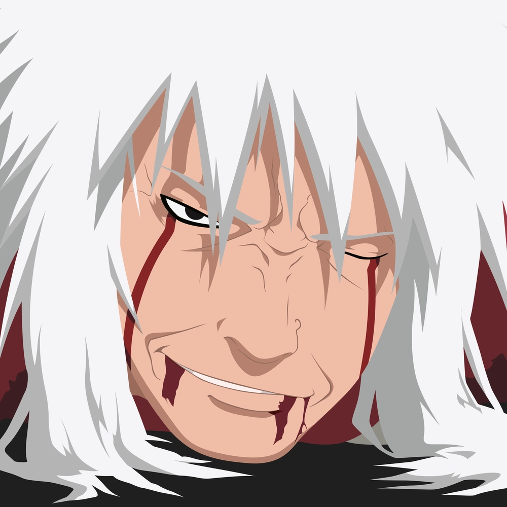 hình ảnh Jiraiya lúc hy sinh 