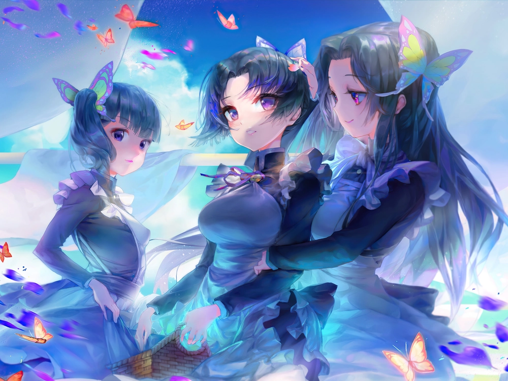 ảnh kanae và shinobu và kanao