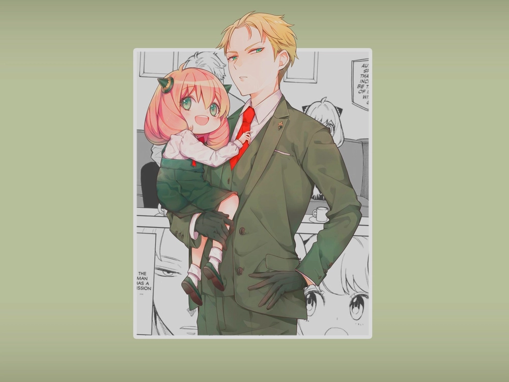 ảnh loid forger cùng anya 