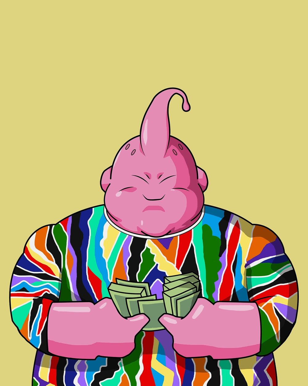 ảnh majin buu phiên bản hiền 