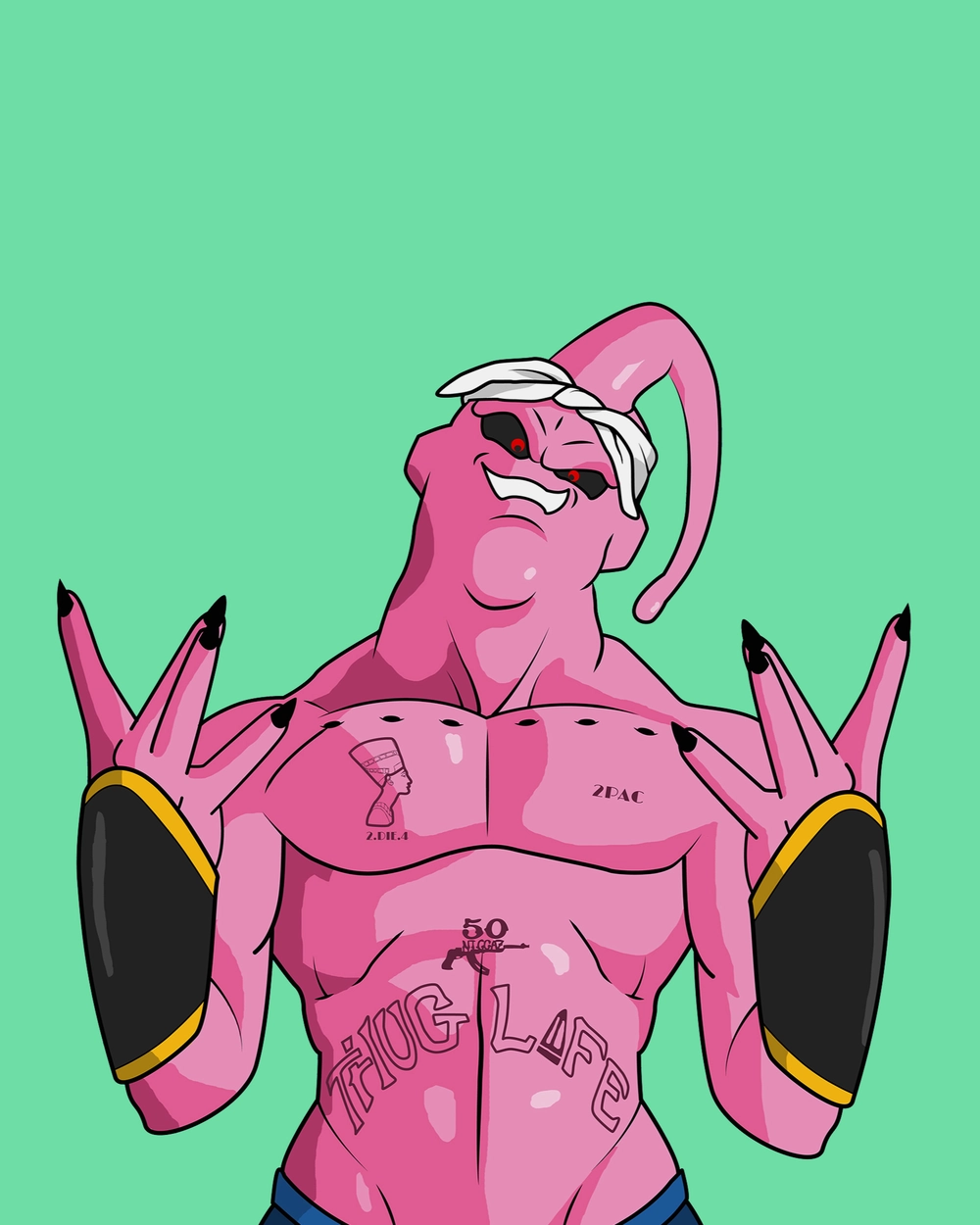 hình ảnh majin buu hài hước 