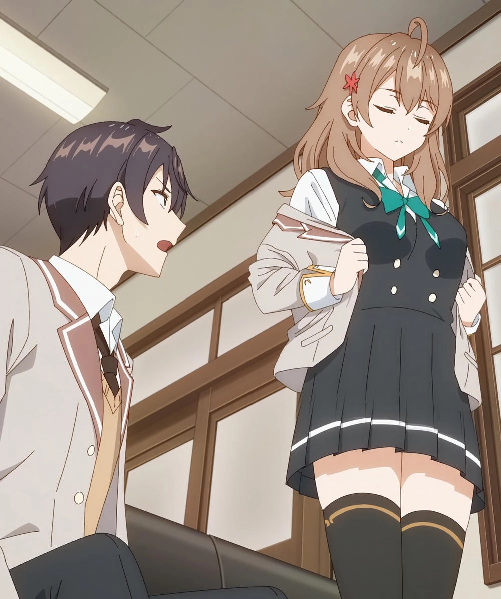 ảnh kuze masachika phông nền trắng