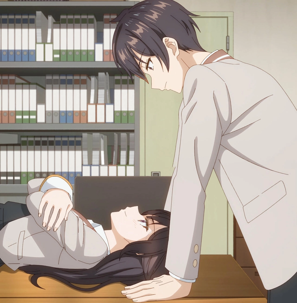 ảnh masachika kuze kèm hiệu ứng ánh sáng