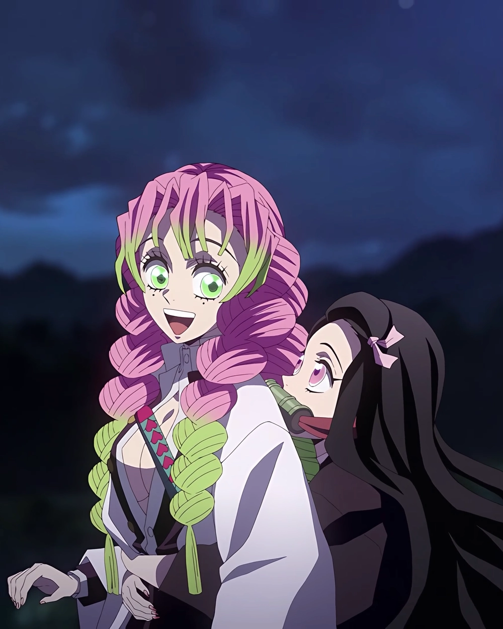 hình ảnh mitsuri trong trang phục kimono 