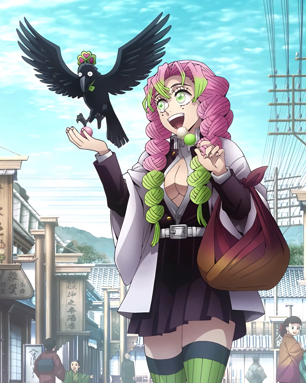 ảnh mitsuri cute khi đỏ mặt ngại ngùng 