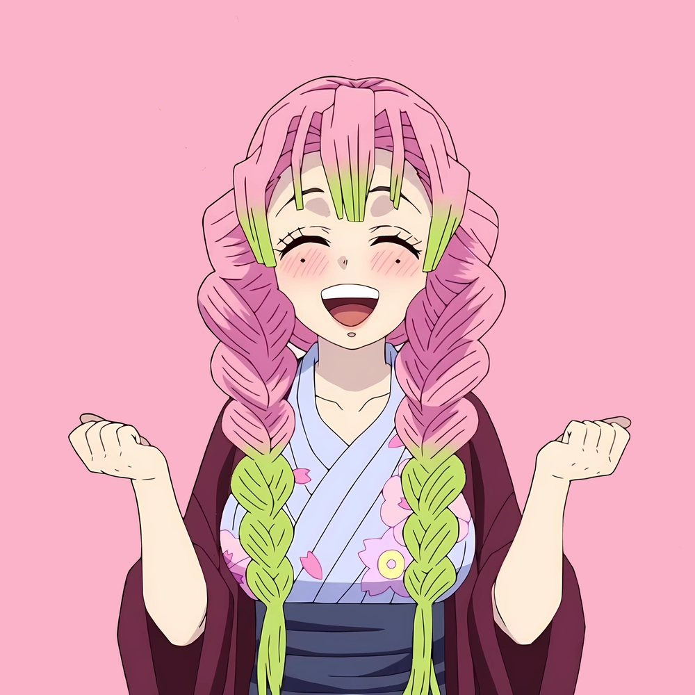 ảnh mitsuri cute phong cách chibi 