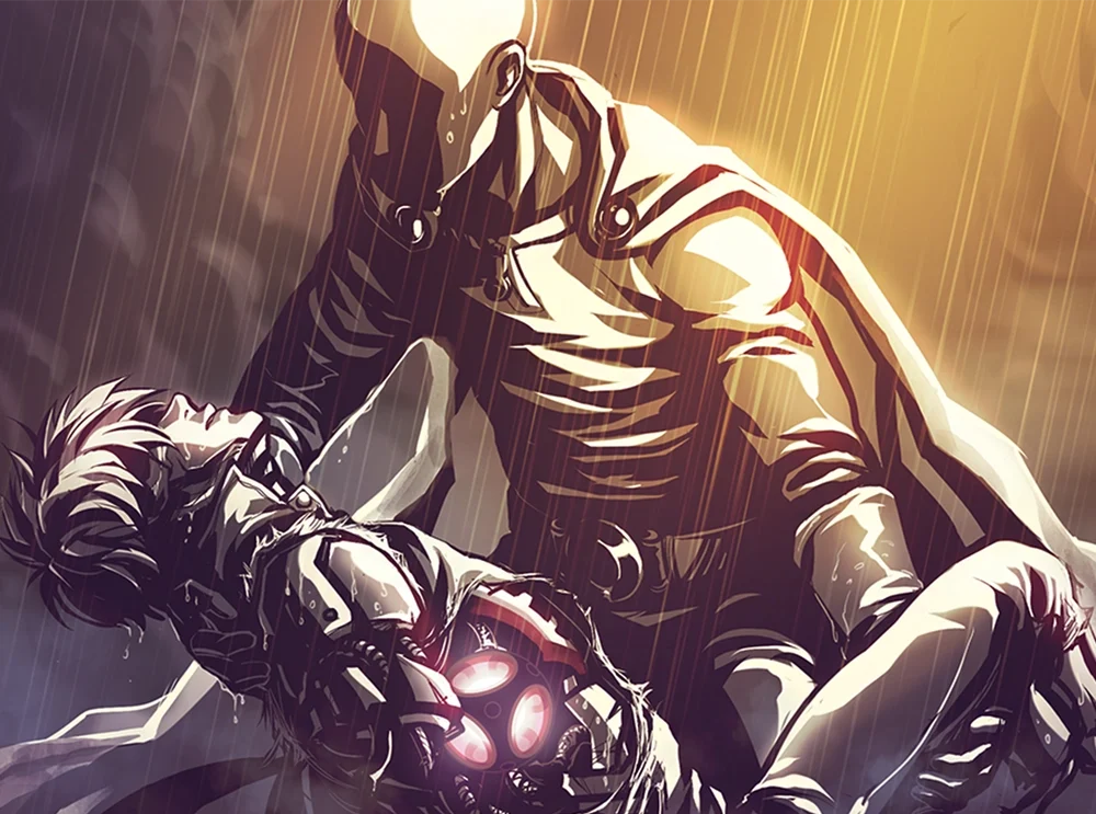 ảnh anime dưới mưa mang cảm xúc cô đơn