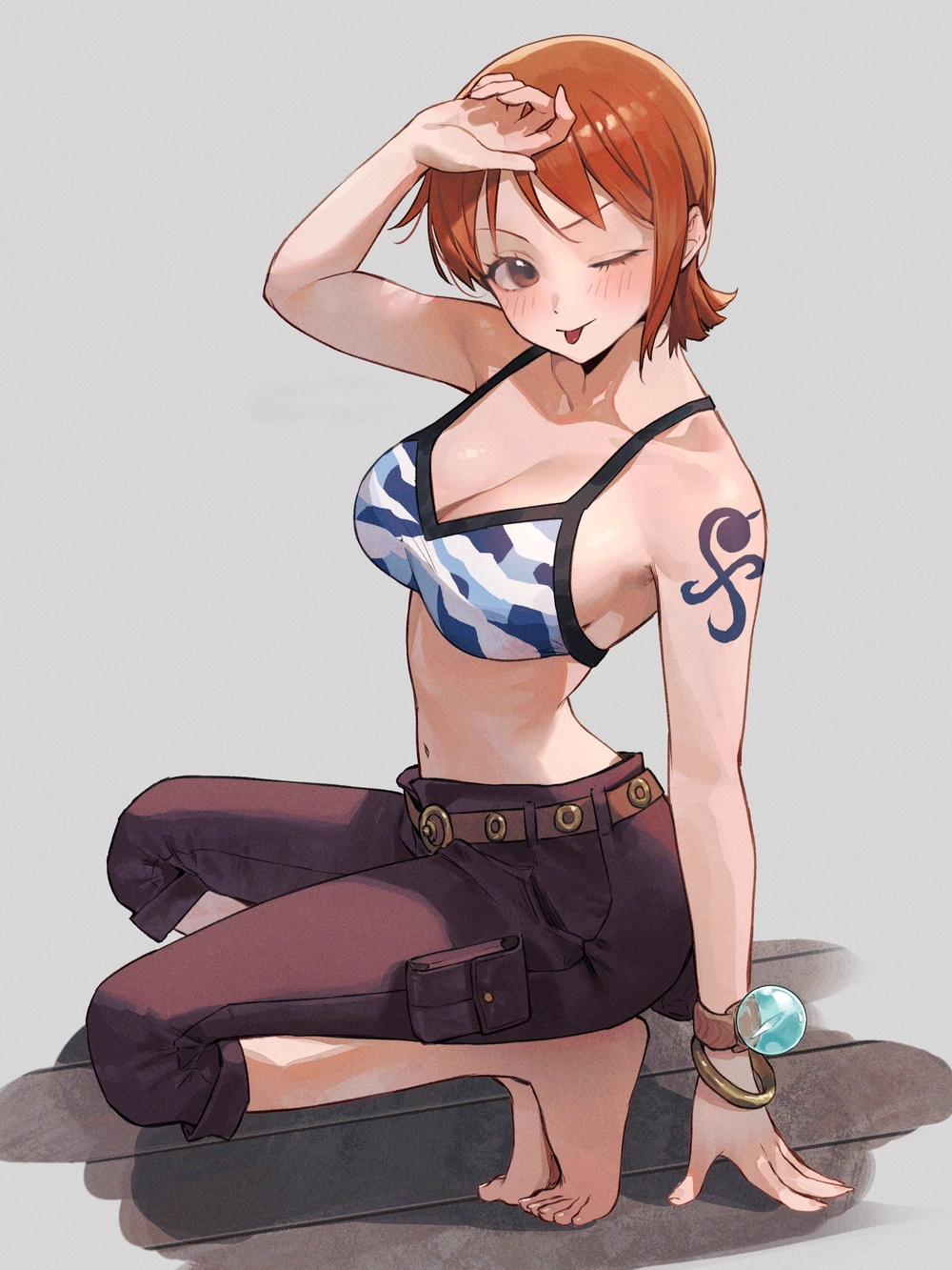 hình nami gợi cảm phong cách cổ điển