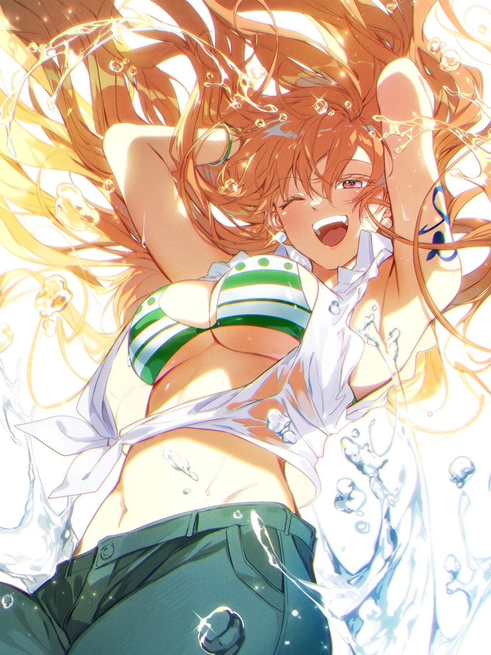 hình nami mặc đồ tắm đẹp