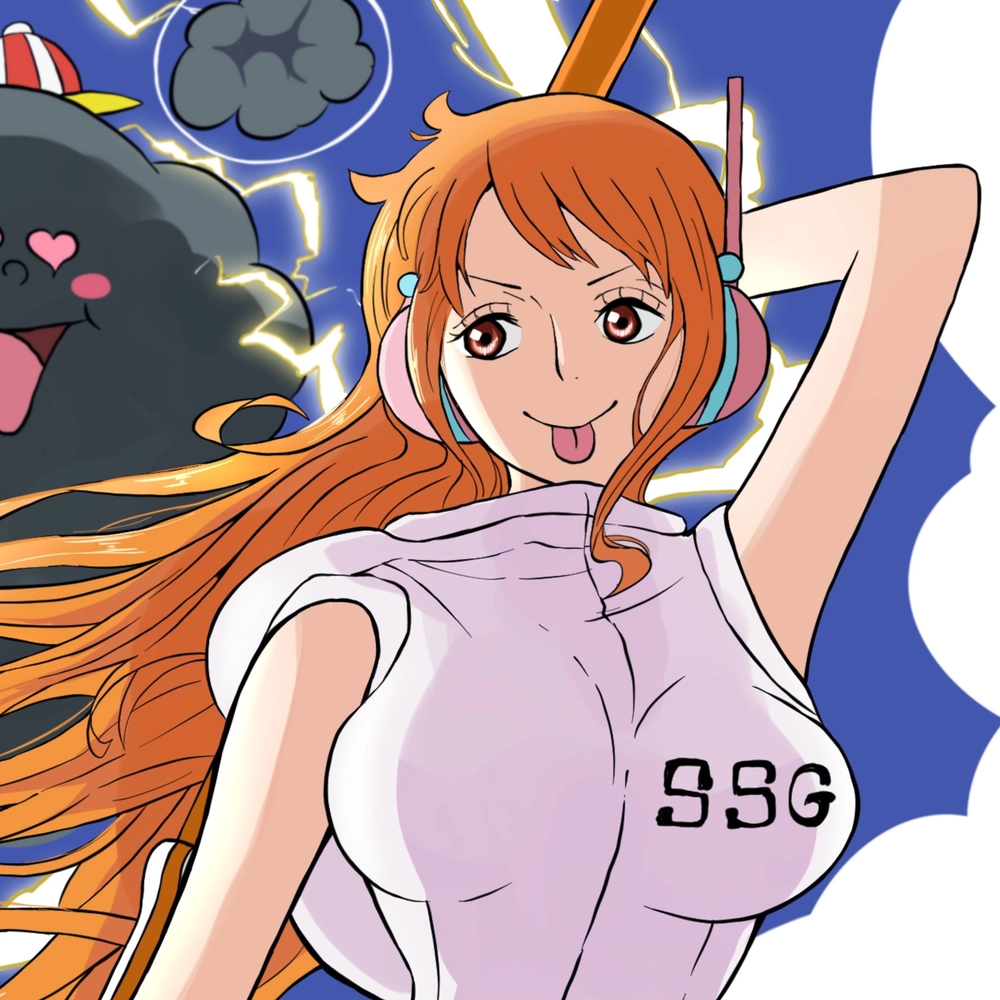 ảnh nami tạo dáng ngầu