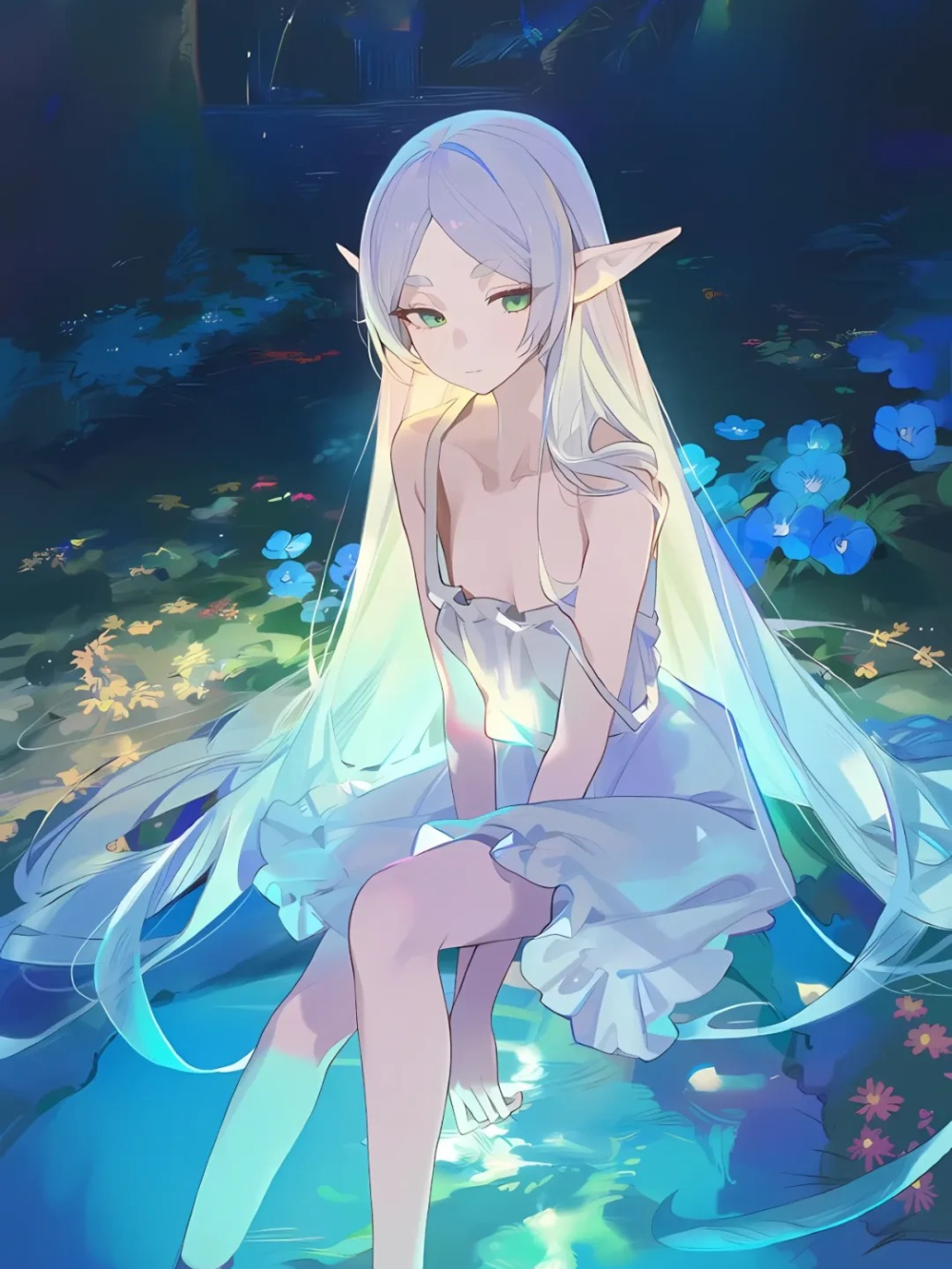 ảnh nền anime frieren 9