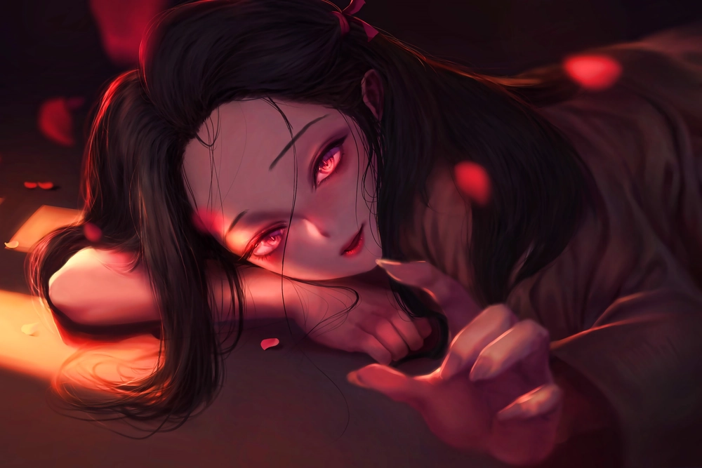 hình ảnh nezuko ngầu